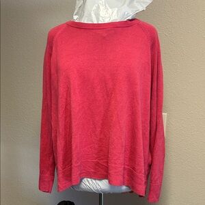 Eileen Fisher Pink Crew Neck Sweater